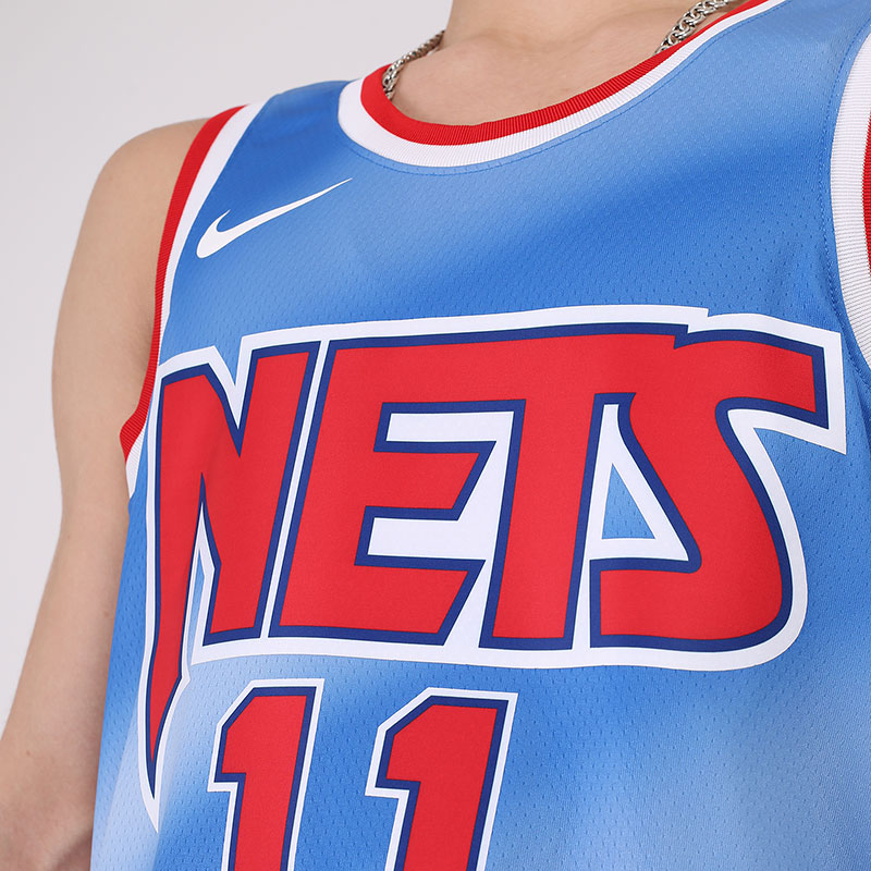 мужская голубая майка Nike Brooklyn Nets Classic Edition 2020 Swingman Jersey CQ4253-403 - цена, описание, фото 4